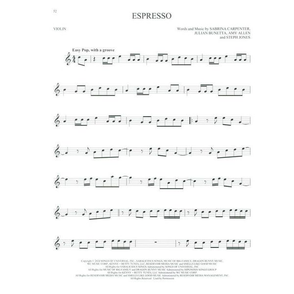 Hal Leonard 101 Top Hits for Violin