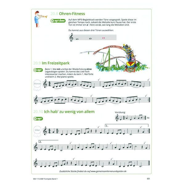 Blser-Schulen-Verlag Gemeinsam Lernen Trumpet 1
