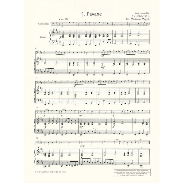 Schott Easy Concert Double Bass 1