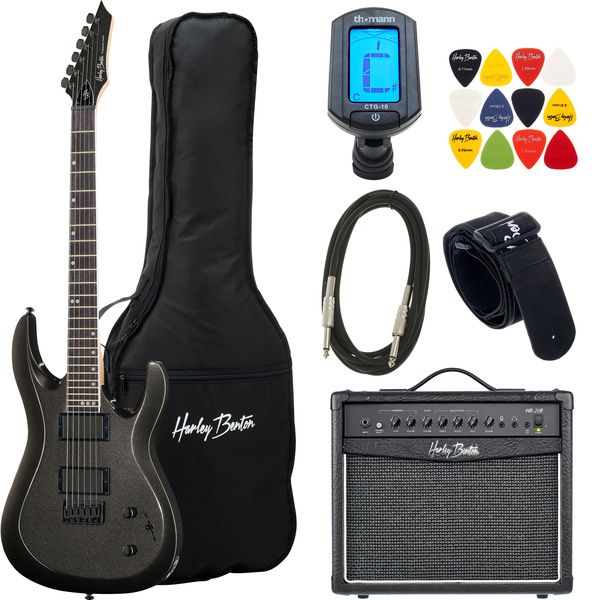 Harley Benton R-446 Graphite Metallic Set