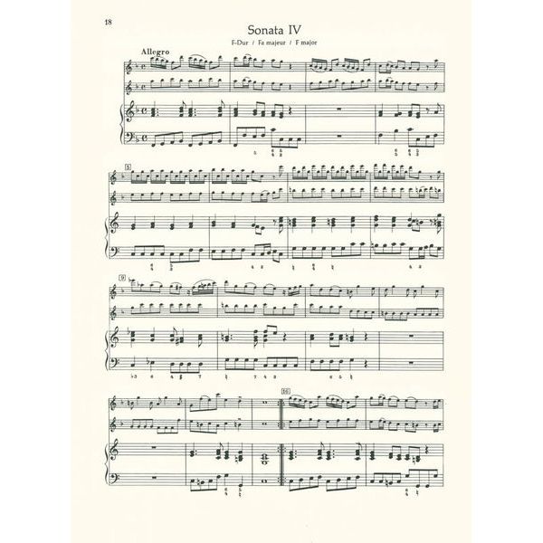 Schott Sammartini 12 Sonaten Heft 1