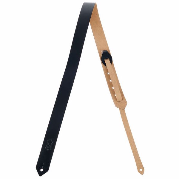 Levys Leather Strap 1,5" BK