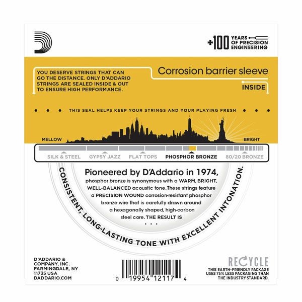 Daddario EJ19 Roundwound Strings Set