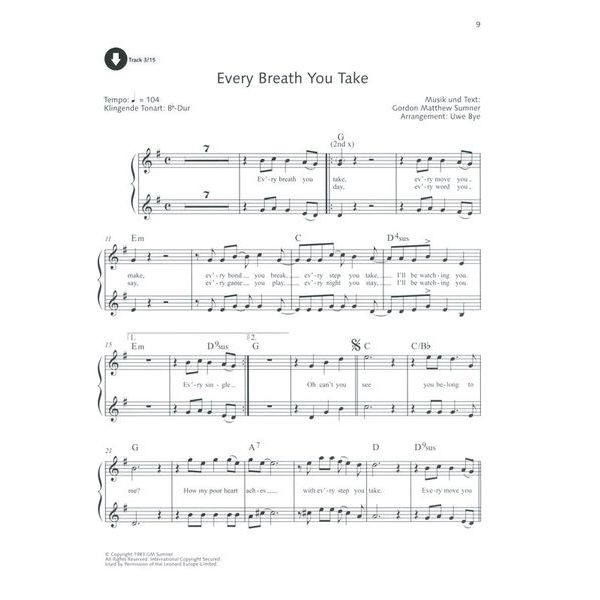 Schott Pop For Alto Saxophone 3