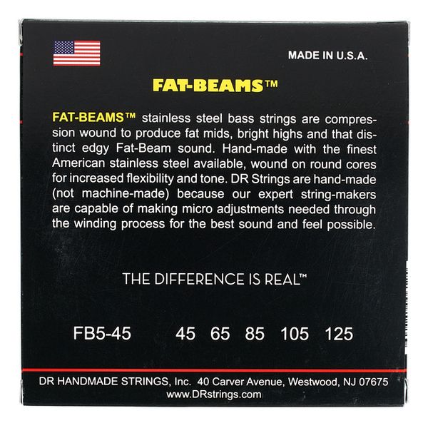 DR Strings Fat-Beams FB5-45