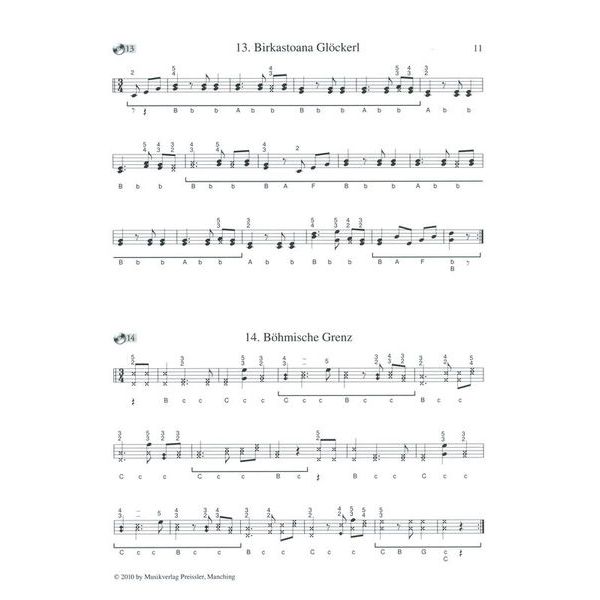 Musikverlag Preissler Schuhplattler aus Bayern