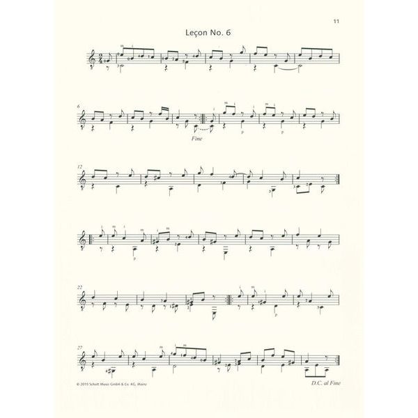 Schott Sor For Guitar