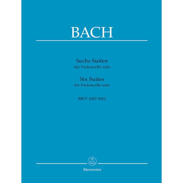 Brenreiter Bach Sechs Suiten BWV1007-1012