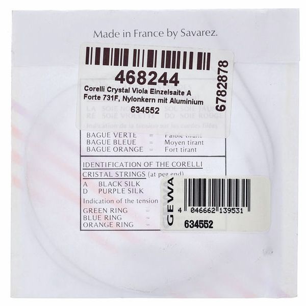 Corelli Crystal Viola A Forte 731F