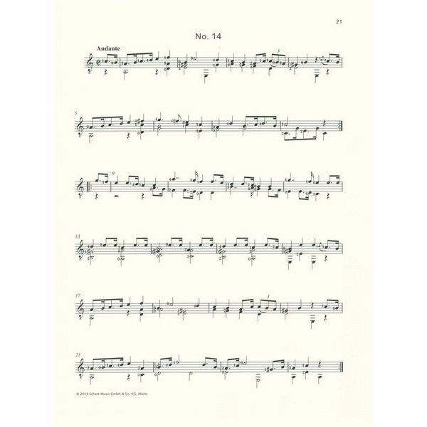 Schott Sor For Guitar