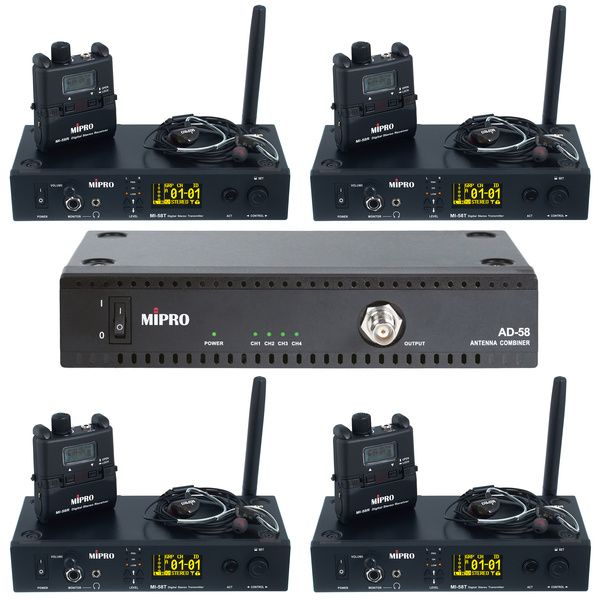 Mipro MI-58 4 CH Set