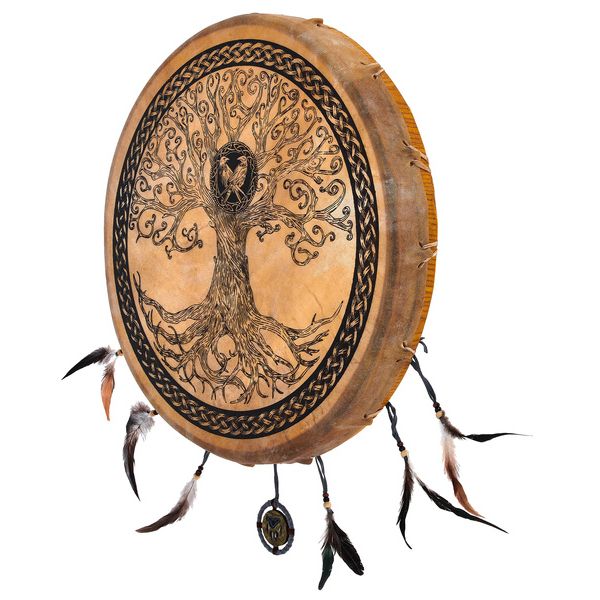 Terre Shaman Drum Cow Skin Tree 50