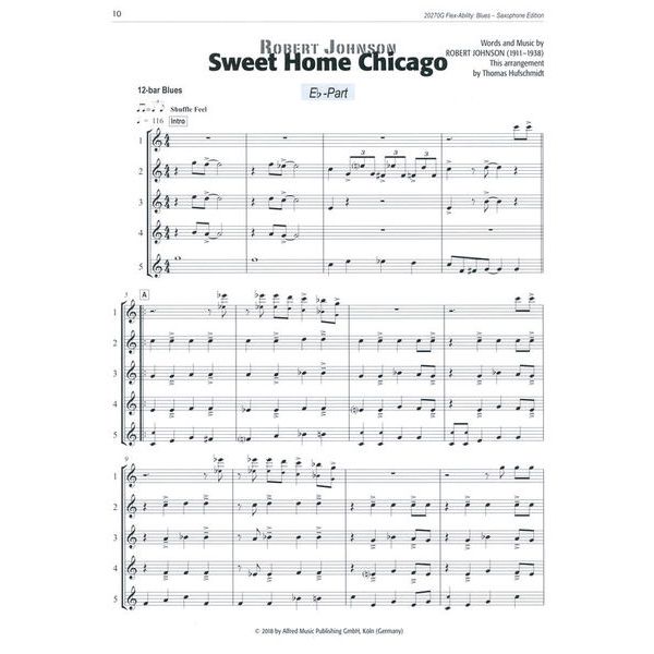 Alfred Music Publishing Flex-Ability Blues Saxophone