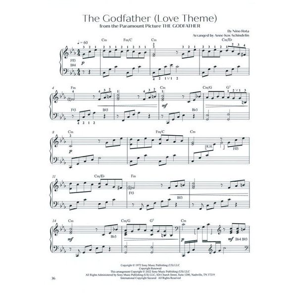 De Haske Film Tunes for Harp