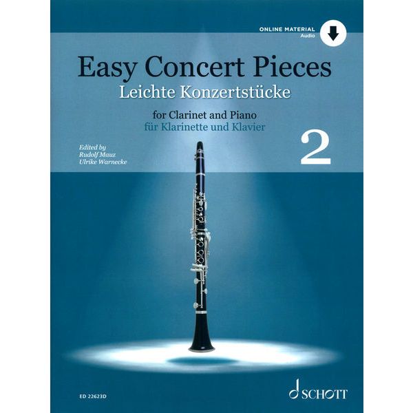 Schott Easy Concert Pieces Clarinet 2
