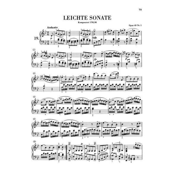 Henle Verlag Beethoven Klaviersonaten 2