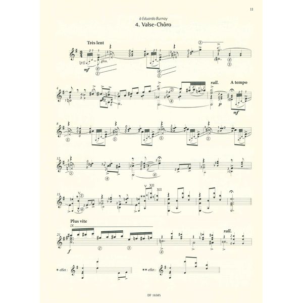 Editions Durand Villa-Lobos Suite Populaire