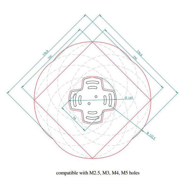 Euromet Arakno Mini Projector Mount Wh
