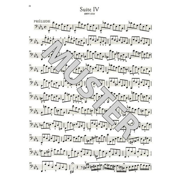 Brenreiter Bach Sechs Suiten BWV1007-1012