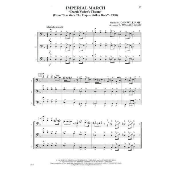 Alfred Music Publishing Movie Trios For All Cello/Bass