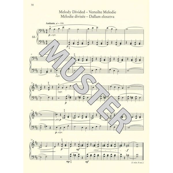 Wiener Urtext Edition Bartok Mikrokosmos 1