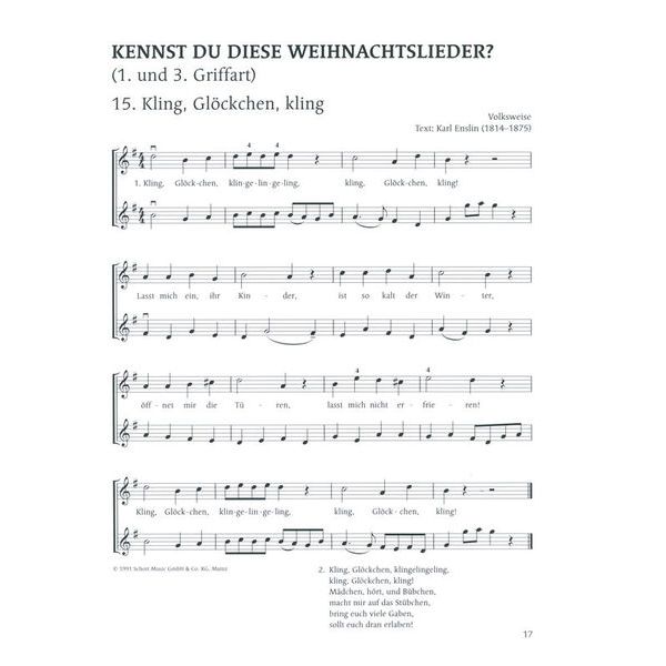 Schott Fröhliche Weihnachtslieder