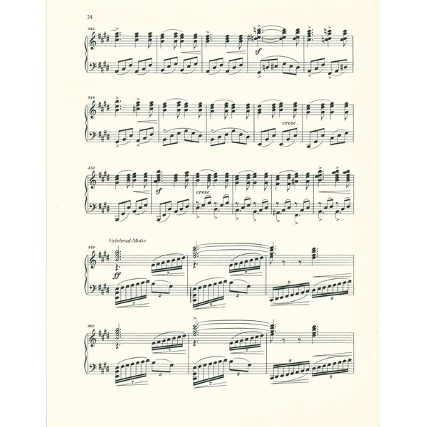 Schott Smetana Die Moldau Piano