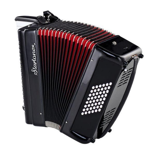 Startone Piano Accordion 48 Black MKII