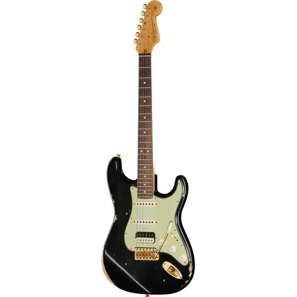 Fender 63 Strat RW Black Relic HSS