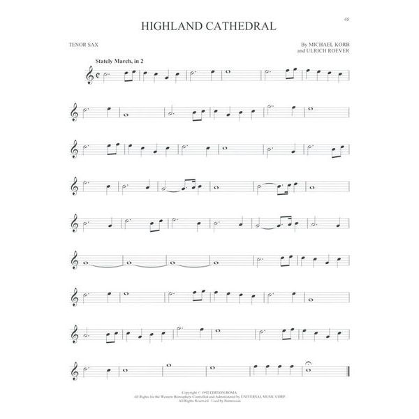 Hal Leonard 101 Beautiful Songs T-Sax