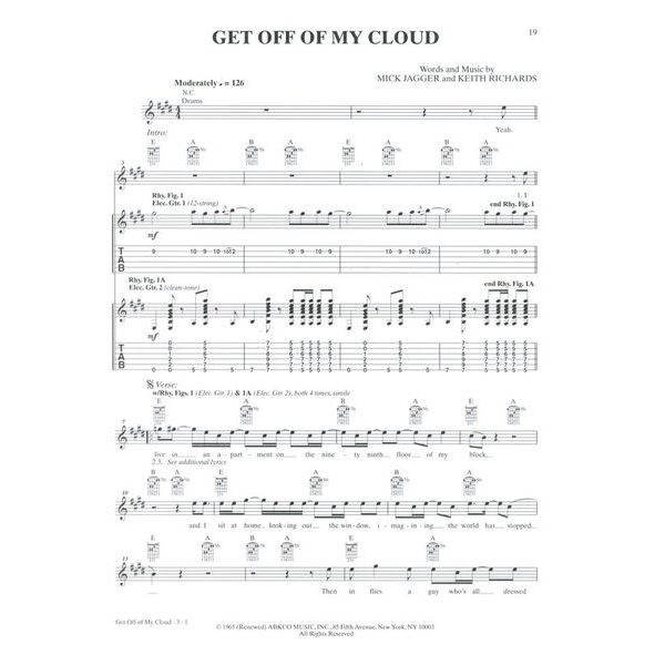 Alfred Music Publishing The Rolling Stones Easy Guitar