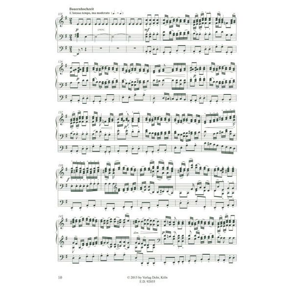 Verlag Dohr Smetana Die Moldau Orgel