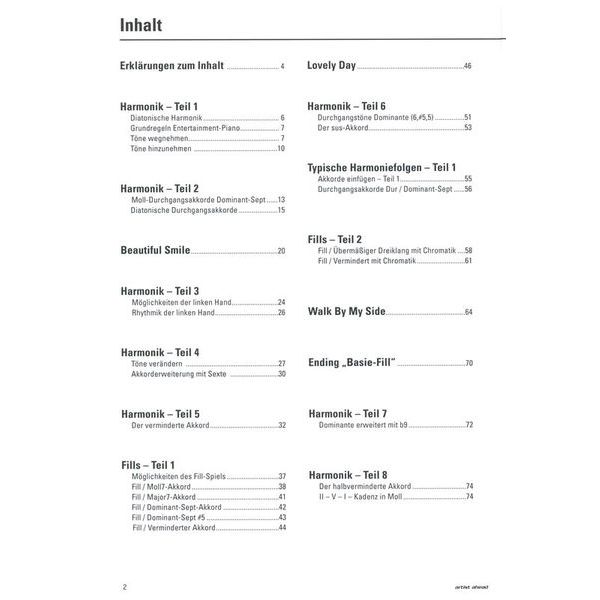 Artist Ahead Musikverlag Die Barpiano-Schule 1