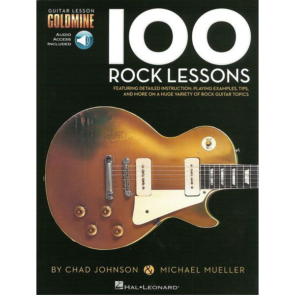 Hal Leonard 100 Rock Lessons Guitar