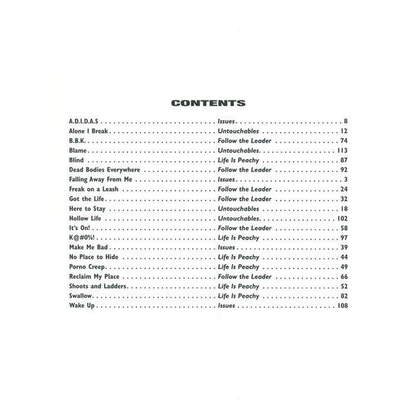 Alfred Music Publishing Korn Guitar Anthology Series