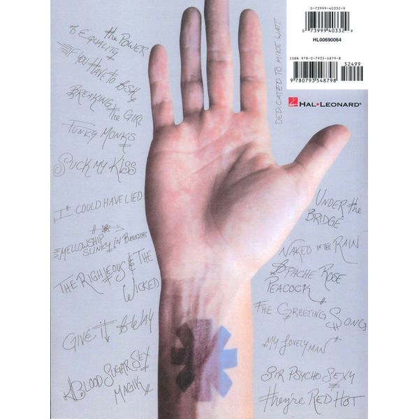 Hal Leonard Red Hot Chili Blood Bass