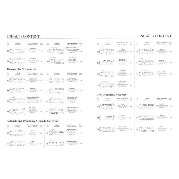 Hage Musikverlag 100 Etudes Piano