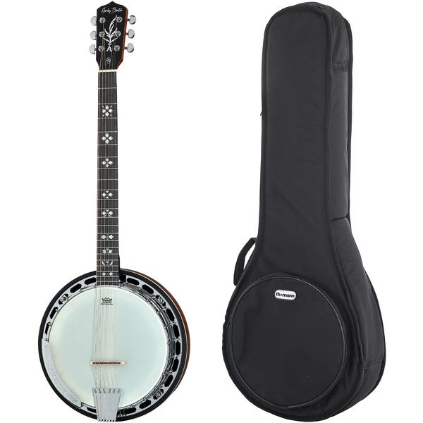 Harley Benton BJ-65Pro 6 String Banjo w/Bag