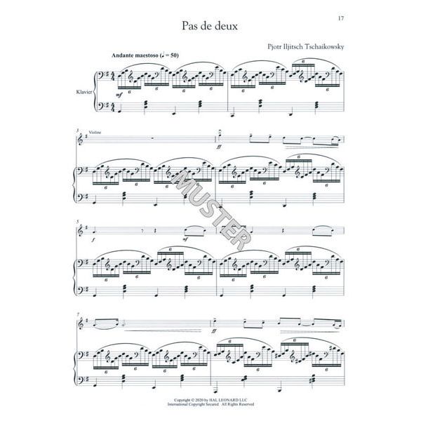 Hal Leonard Tschaikowski Nussknacker Violi