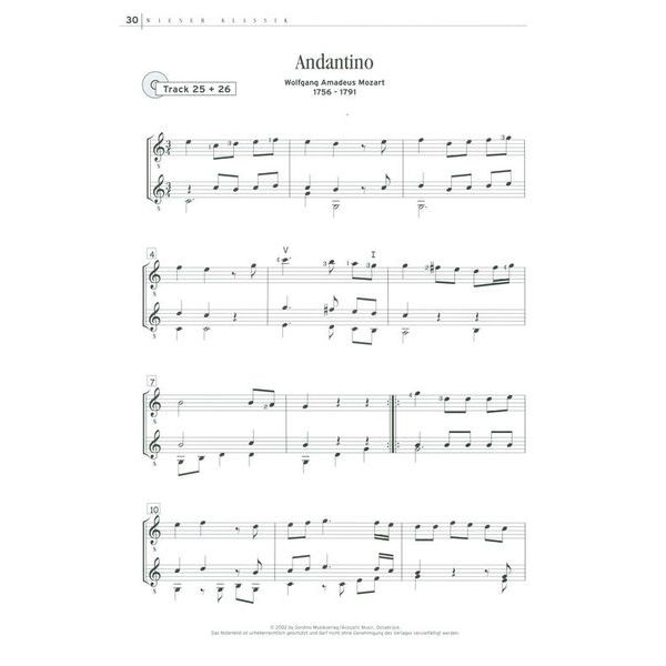 Acoustic Music Books 20 Klassik-Hits für Gitarre