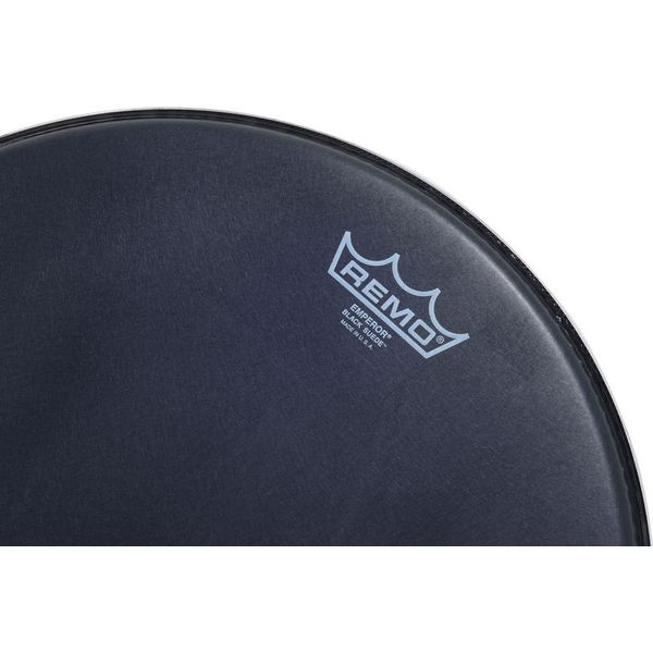 Remo 14" Emperor Black Suede