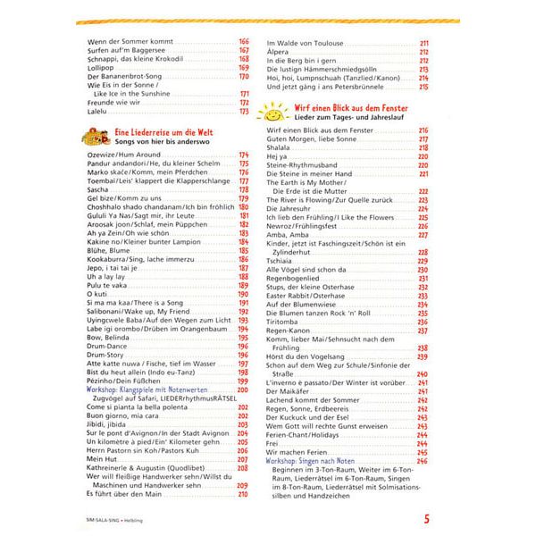 Helbling Verlag Sim Sala Sing Das Liederbuch D