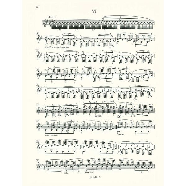 Edition Peters Paganini 24 Capricci Violin