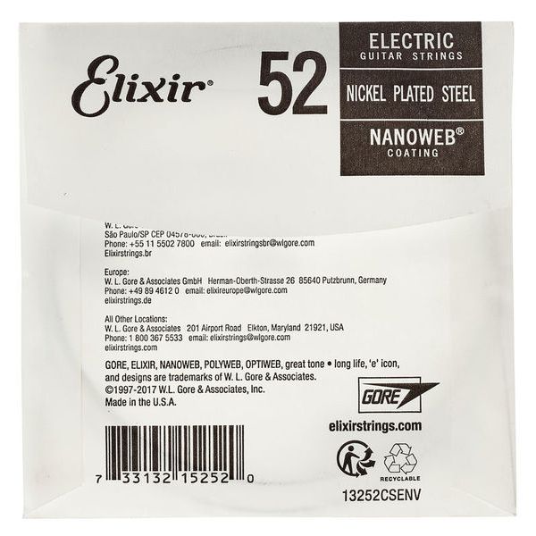 Elixir .052 Electric Guitar