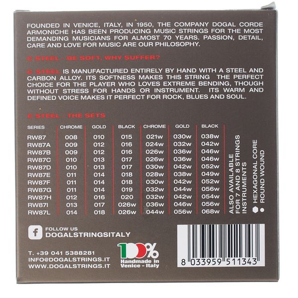 Dogal RW87A Carbonsteel 009-042c