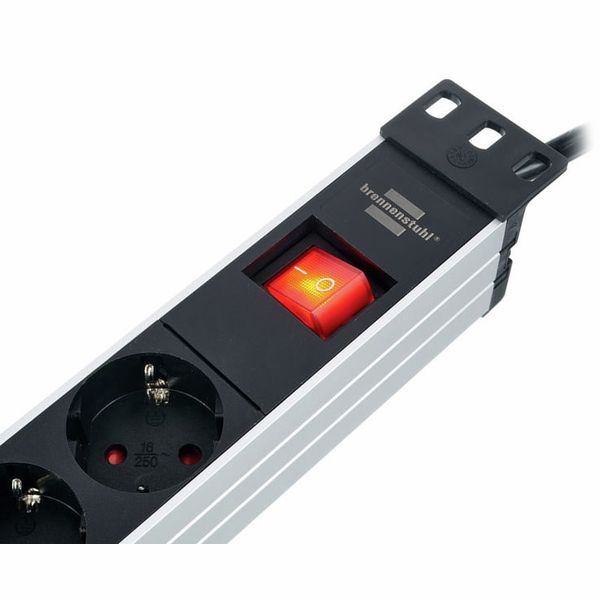 Brennenstuhl Alu Line 8-Way 19" Switch