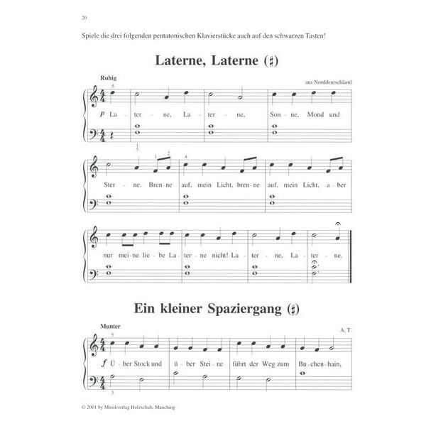 Holzschuh Verlag Allererste Tastentrume 3