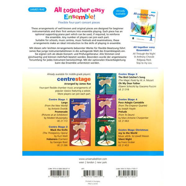 Universal Edition All Together Easy Ensemble 2
