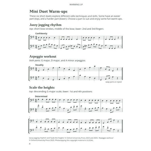 Oxford University Press Cello Time Duets