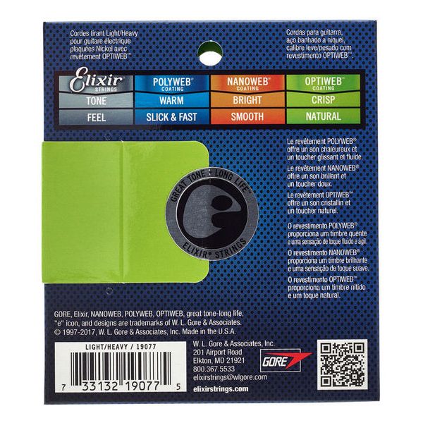 Elixir Optiweb 19077 Light/Heavy